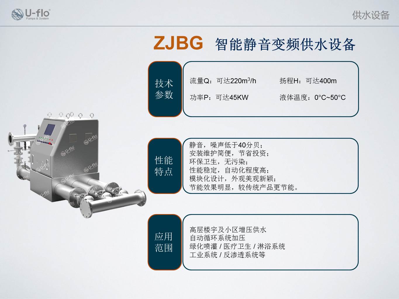 U-flo ZJBG 智能靜音變頻供水設(shè)備